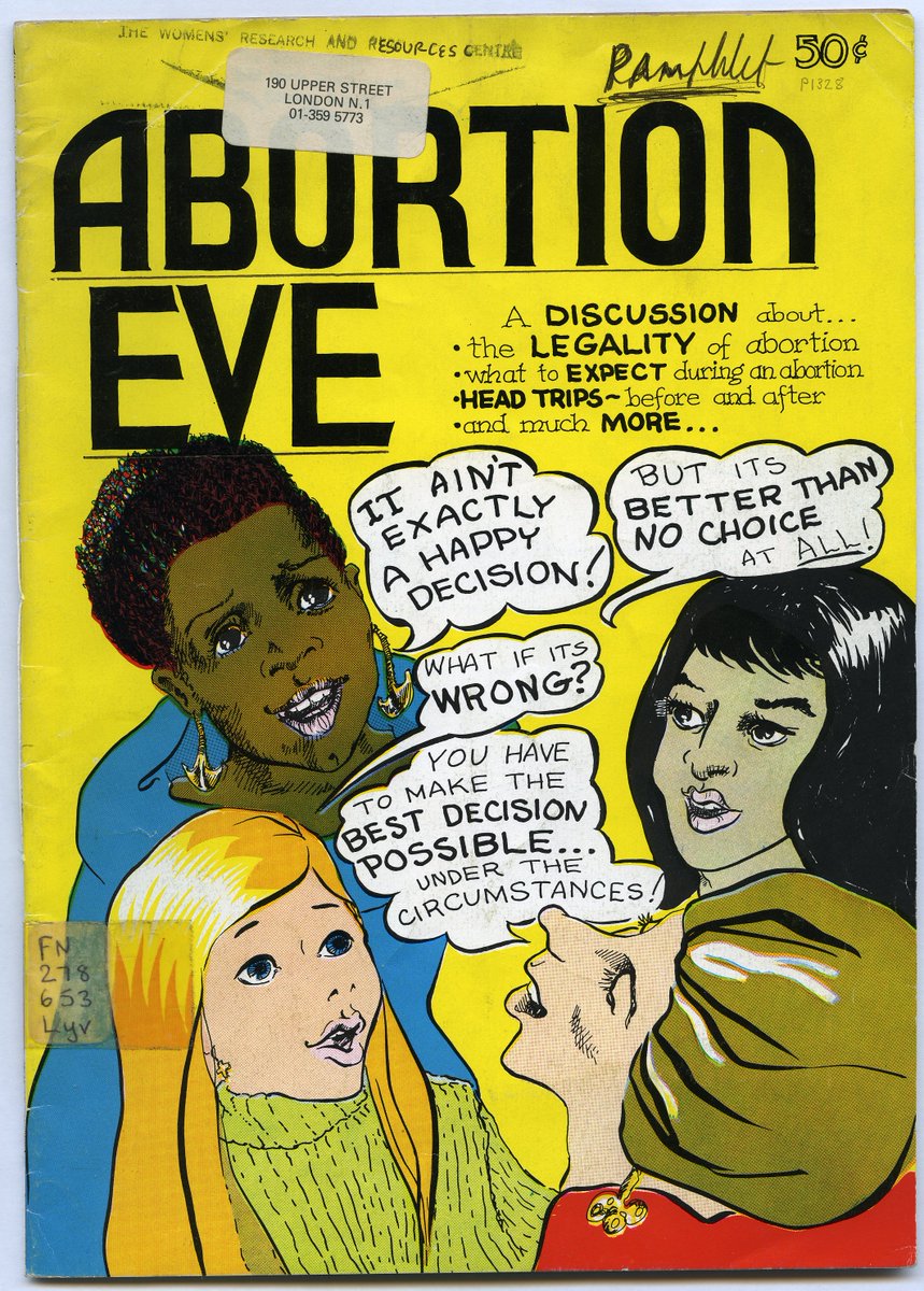 BishopsgateInst's tweet photo. We are proud to hold pamphlets in our archive documenting the fight for women’s reproductive rights including these materials from @FeministLibrary. Today we stand in solidarity with campaigners &amp; protesters, Irish residents and all those journeying #hometovote. https://t.co/AwqwjCegsb