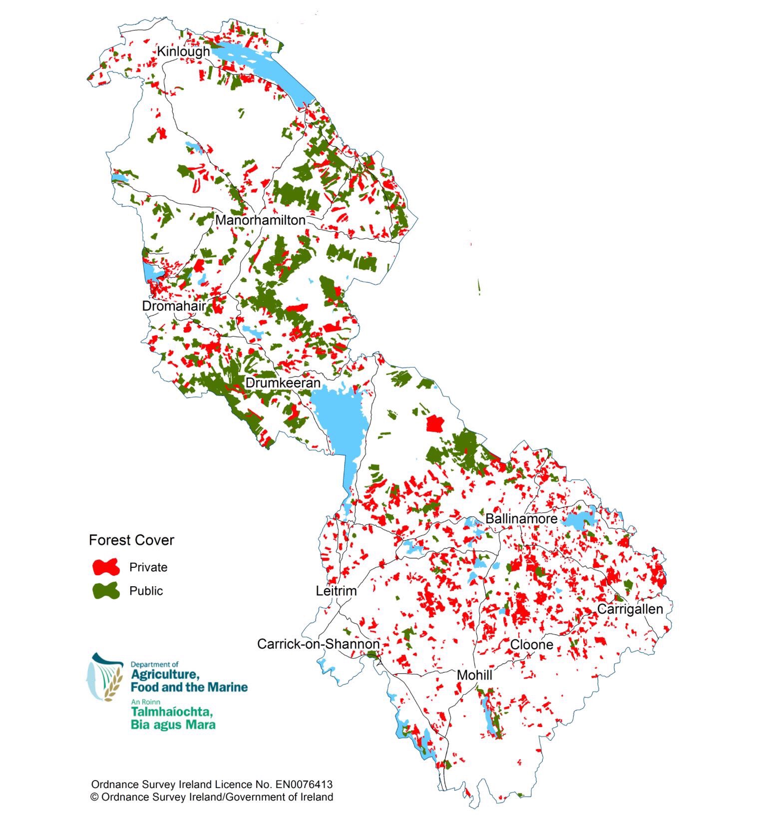 Map Of Leitrim Towns Save Leitrim On Twitter: "Beautiful Sunny Day In Leitrim! Not Sure If We'll  See It When It's Shining In Another Few Years With The 60Ft Conifer Wall  Around Us. Here's The Department's