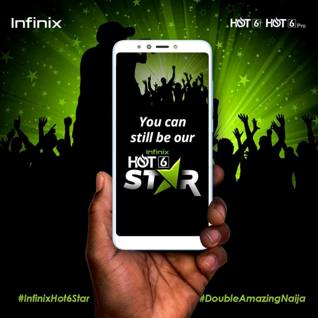 hassansaheed's tweet image. Phone that can go with all ur need as nija man amazing battery that can stand up to #48hrs on heavy use and #DoubleCamera can take better pic of ur owanbe in day time or night time
#DoubleAmazingNaija
#InfinixHot6Star
#InfinixHot6andHot6Pro