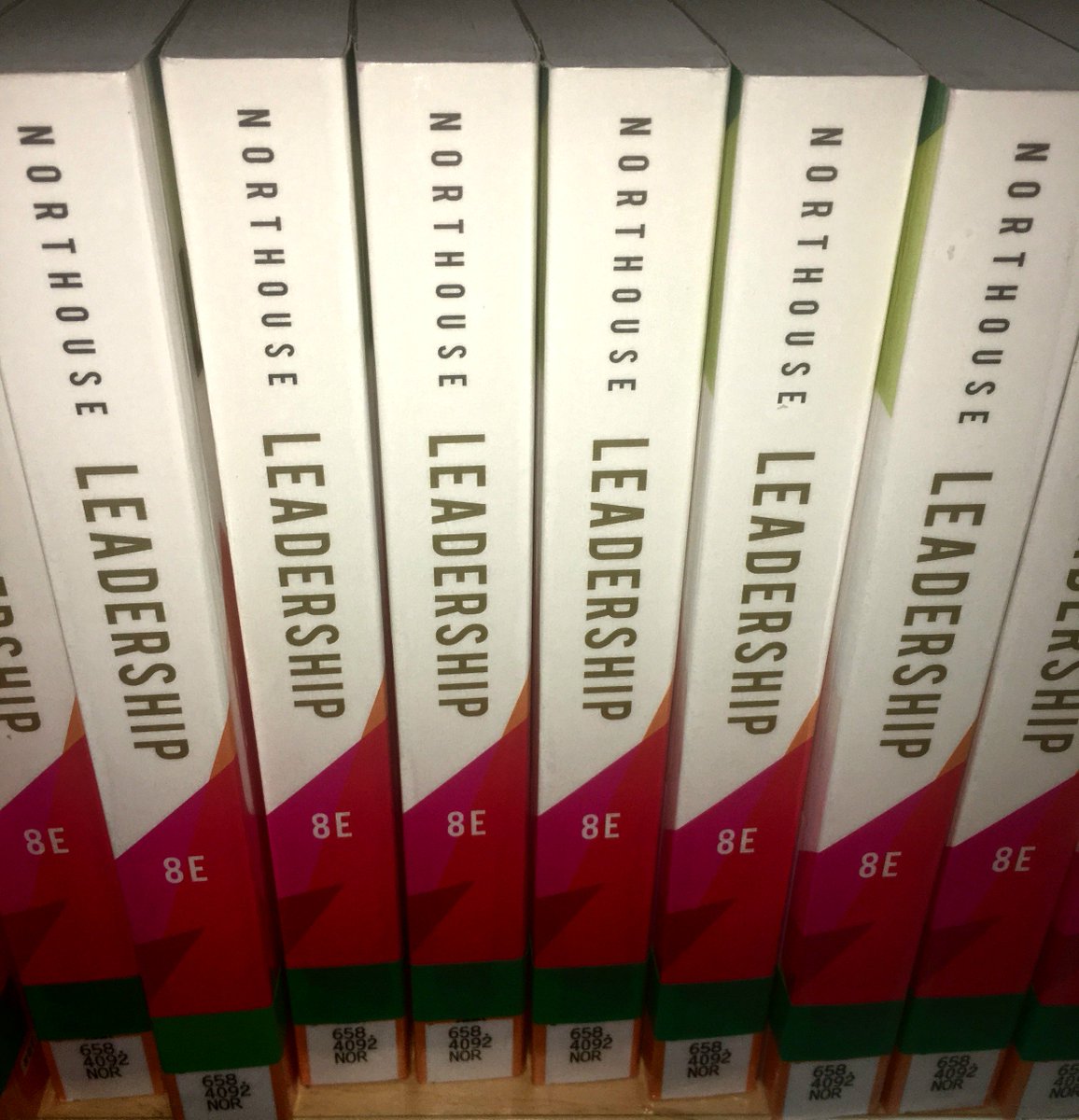 uswbuslib's tweet photo. Yay, arrived at last! New editon coming soon to a shelf near you! #Northouse https://t.co/NTJBzR9kUJ