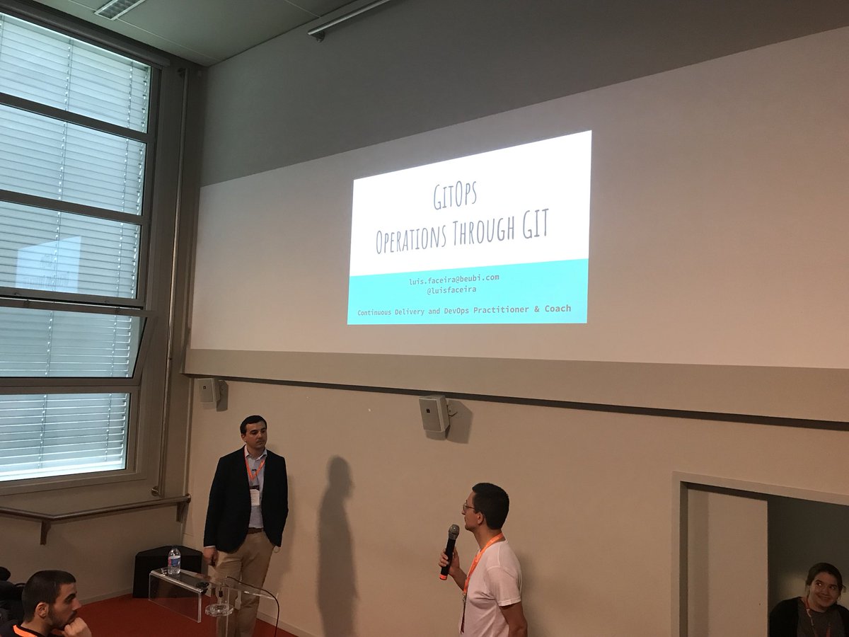 EdPiairo's tweet image. Now GitOps with Luís Faceira #devops #agilept