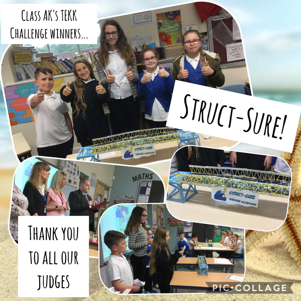 Highgateacademy's tweet image. A huge well done to Struct-Sure, 6AK&apos;s @TEKKChallenge winners! A fantastic presentation and spectacular teamwork. Thank you to our judges, we&apos;ve had such a fun week! @KevinDonnellySY @HenryBootConstr #STEM #StructSure #StaySure