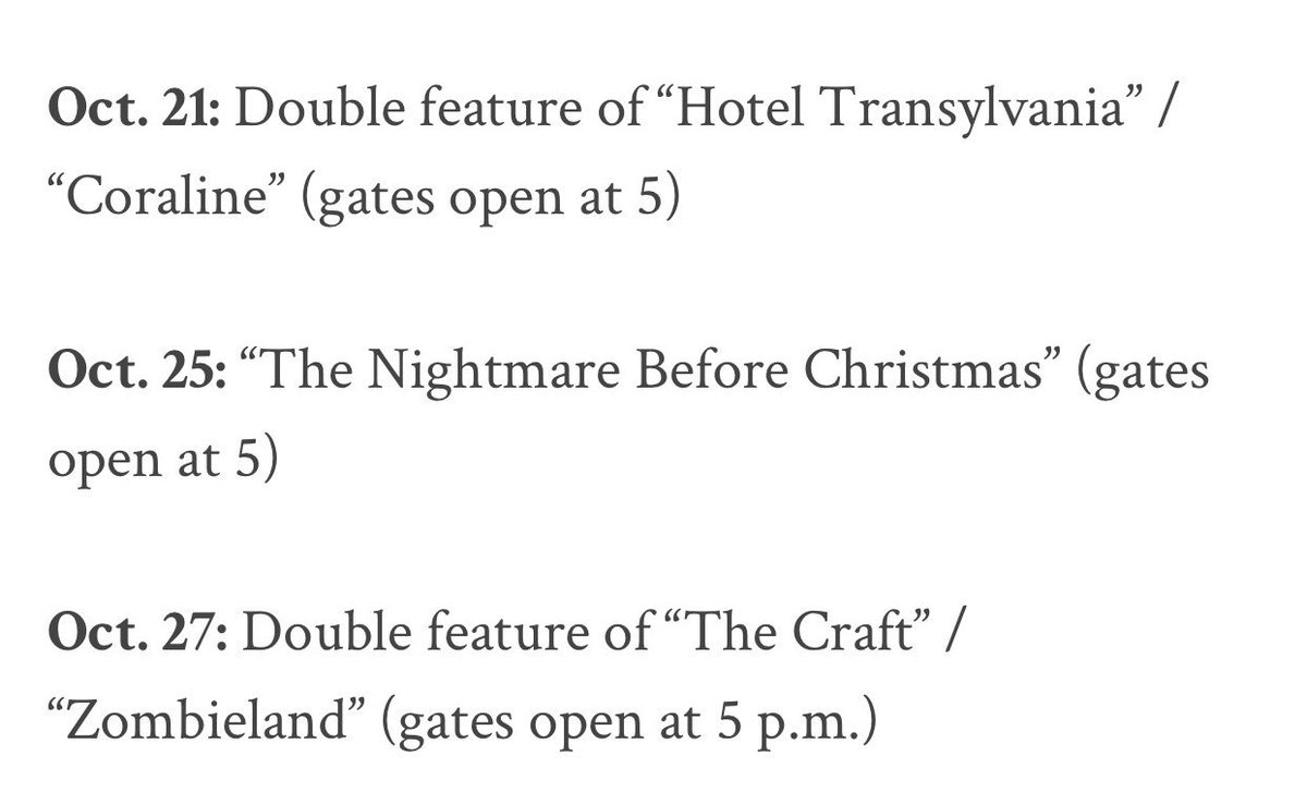 katezeleny's tweet photo. Here’s the dates of the Omaha drive in movie theatre this summer ♥️

Falconwood Park (905 Allied Road, south of Bellevue)

https://t.co/DnmaE2AiDc https://t.co/JMOx5wPl7o