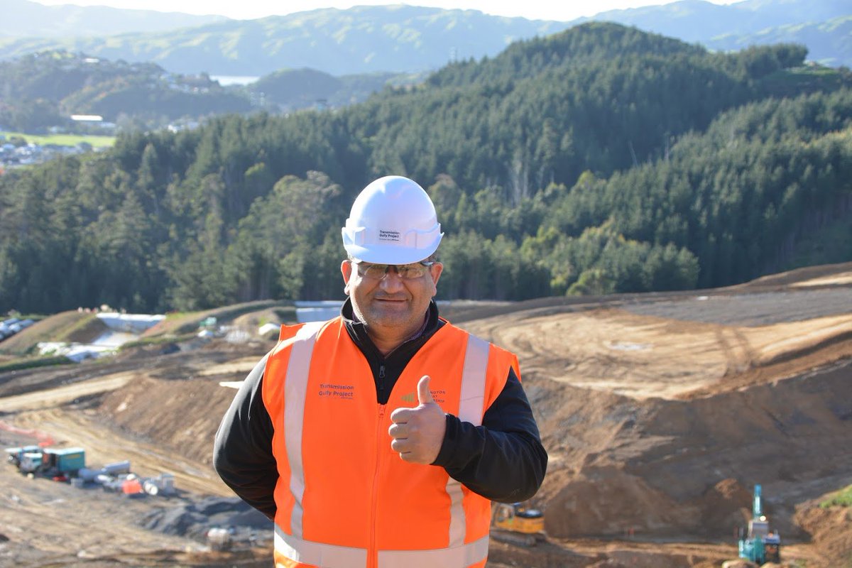 pauleaglenz's tweet photo. In anticipation of @Wellington_NZ being named the most liveable city for the second year running, I've been digging out the entrance way to make it a little wider so everyone can fit in! 🧡🖤 #YoureWelcome @NZTAWgtn #TransmissionGully @WgtnCC #AbsolutelyPositively #TumekePoneke https://t.co/KENlylKYXe