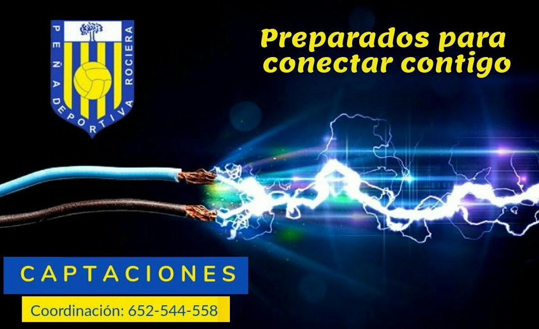 PD Rociera (@pd_rociera) on Twitter photo Recuerda que el lunes comienzan las captaciones en <a href="/pd_rociera/">PD Rociera</a> @NimoGordillo saltarán chispas!!
#SienteElamarillo <a href="/DEPORTES_DH/">DEPORTES AYTO. DH</a> Recuerda que el lunes comienzan las captaciones en <a href="/pd_rociera/">PD Rociera</a> @NimoGordillo saltarán chispas!!
#SienteElamarillo <a href="/DEPORTES_DH/">DEPORTES AYTO. DH</a>