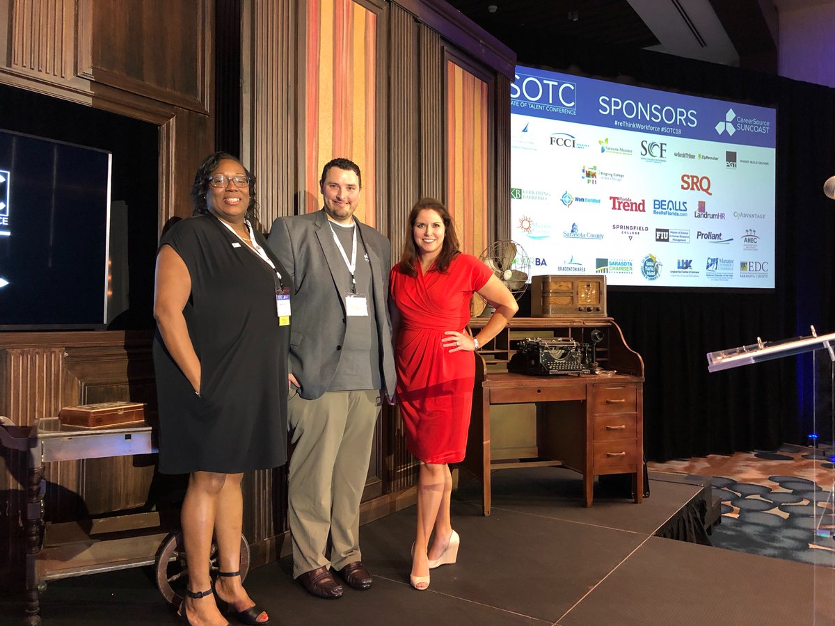 CareerSourceFL's tweet photo. TY @CareerSourceSC CEO Ted Ehrlichman & Team for an informative & inspiring #SOTC 18. The @CareerSourceFL partners, local & state, enjoyed the many opportunities to #reThinkWorkforce. And a special thanks to rock star planning team leader @IMchrislaney for a job well done. https://t.co/VMEgG7SyOe