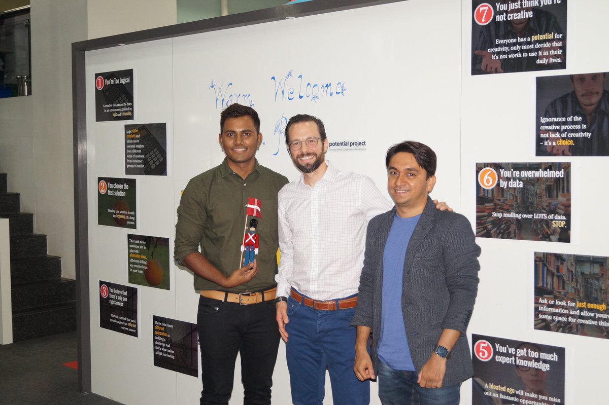 LinkaDaisy's tweet image. RT multidots "Thank you, rob_stembridge, from #PotentialProject, for visiting Multidots and encouraging the team for their work. Gratitude for giving the Book #TheMindOfTheLeader which will help us leading ourself, organization and people around us f… https://t.co/OnKrJb3rXL"