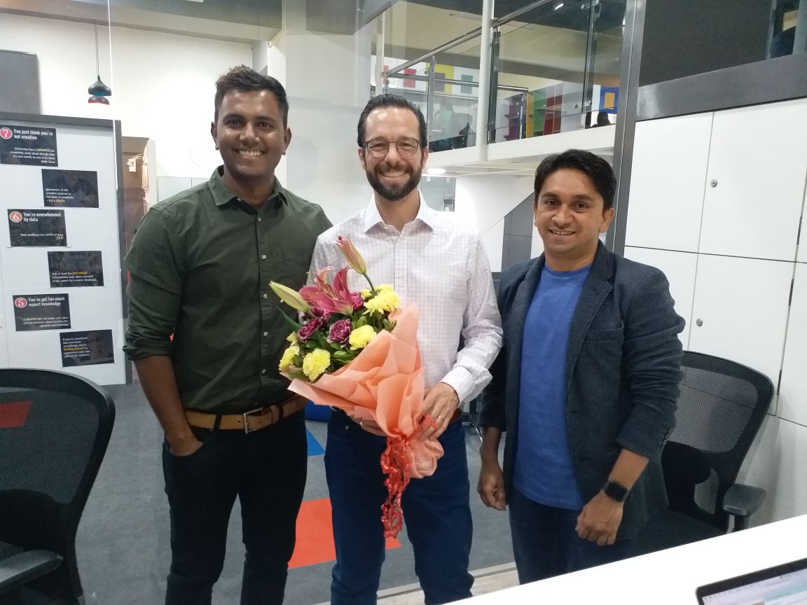 LinkaDaisy's tweet image. RT multidots "Thank you, rob_stembridge, from #PotentialProject, for visiting Multidots and encouraging the team for their work. Gratitude for giving the Book #TheMindOfTheLeader which will help us leading ourself, organization and people around us f… https://t.co/OnKrJb3rXL"