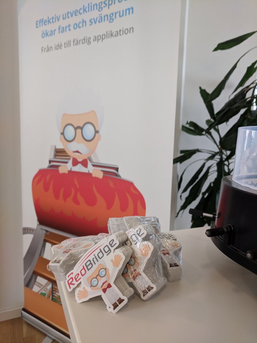 Our stickers finally arrived. Good to go for next week's events! <a href="/stickermule/">Sticker Mule</a>