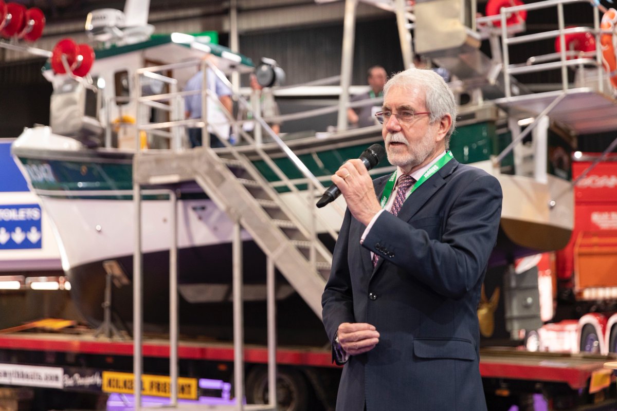 sff_uk's tweet image. Welcoming @FergusEwingMSP to the Fisheries Expo in Aberdeen - main priority, he said, was good Brexit deal for industry.