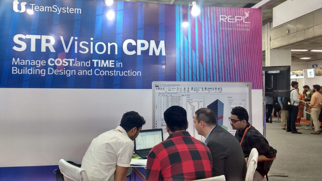 RIPL_Noida's tweet photo. 3rd day of (2nd Building India Expo 2018) RIPL with Teamsystem giving STR Vision CPM software demonstration to the industry professionals and students.
#buildingexpo #smartcities #pmcsoftware #projectmanagement #constructionsoftware #constructionIndustry #RIPL #STRVisionCPM https://t.co/DRcjiHDKoh