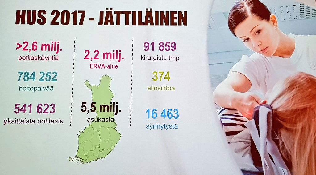 tyoterveys's tweet photo. @jussivirkkala @Folkhalsan Voiko julkishallinnon jättiorganisaatio innovoida - työntekijän ideat kuuluviin? @MKorja Suomen toiseksi suurimmasta työnantajasta HUS:ista äänessä #qe2018 #QuantifiedEmployee #innovointi. @HUS_uutisoi https://t.co/Fd2F8zxlQ7