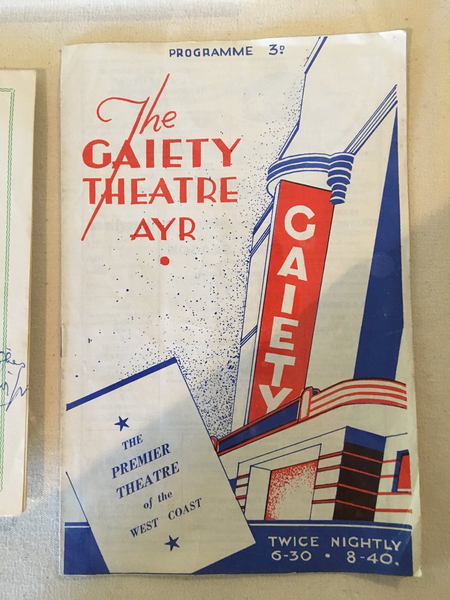 Great to see our @AyrGaiety Back to the Gaiety exhibition at Rozelle House today #heritageinaction @ejeremywyatt @RScotHeritage @HeritageScot @ArtsPartSA @southayrshire @UniWestScotland @heritagelottery