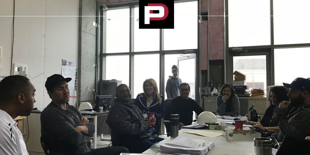 PACEDevelopment's tweet photo. Big meeting last week onsite at The Mark! The customer service office is getting ready to open and people will begin moving in at the end of next month. #themarkcondos #markhamcondos #Markham #Ontario #Toronto #Greatertoronto #GTA #househunting #home #realestate #themark https://t.co/ercKYsIR1m