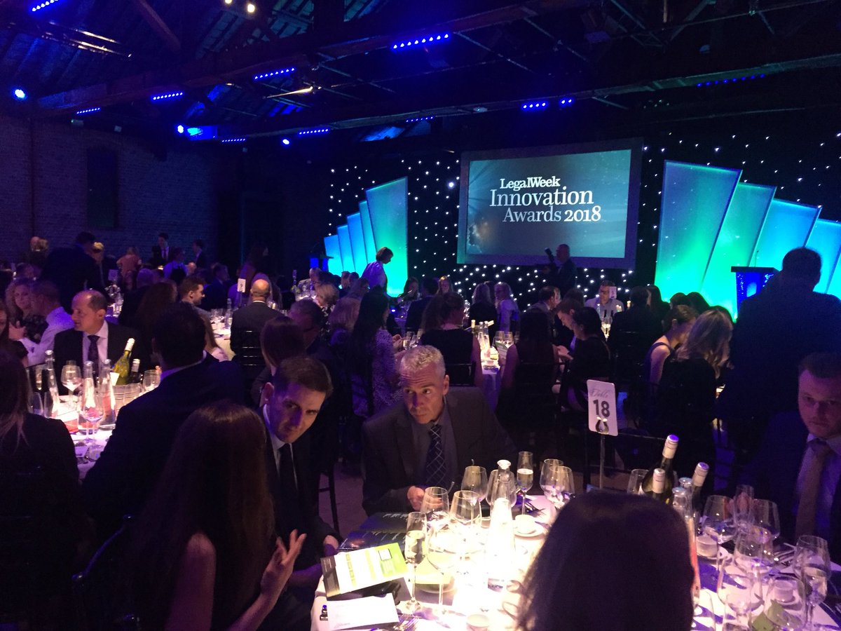 Turning day into night! That’s innovative #legalawards <a href="/legalweek/">Law.com UK</a> #Innovations