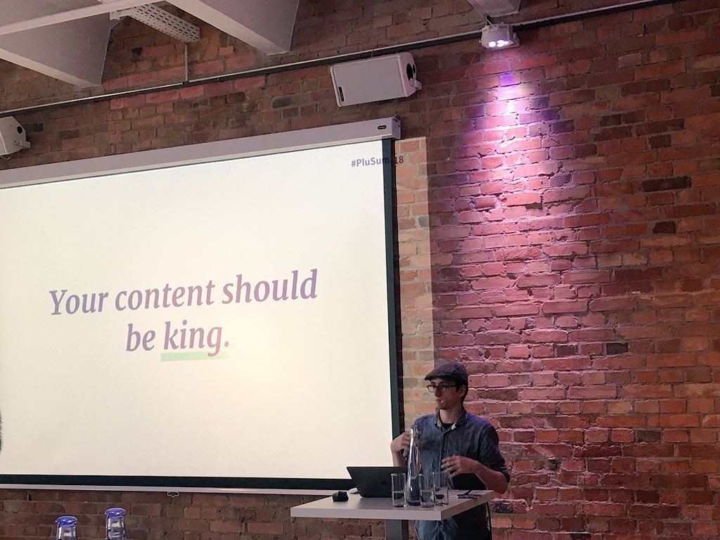 AdAstraInc's tweet photo. Rosa Lopez & Kira Chow of Plunet remind us that content is king (or queen) in Document Template Design. ๐ #PluSum18 #Plunet #TMS https://t.co/bw8MXOGlaU