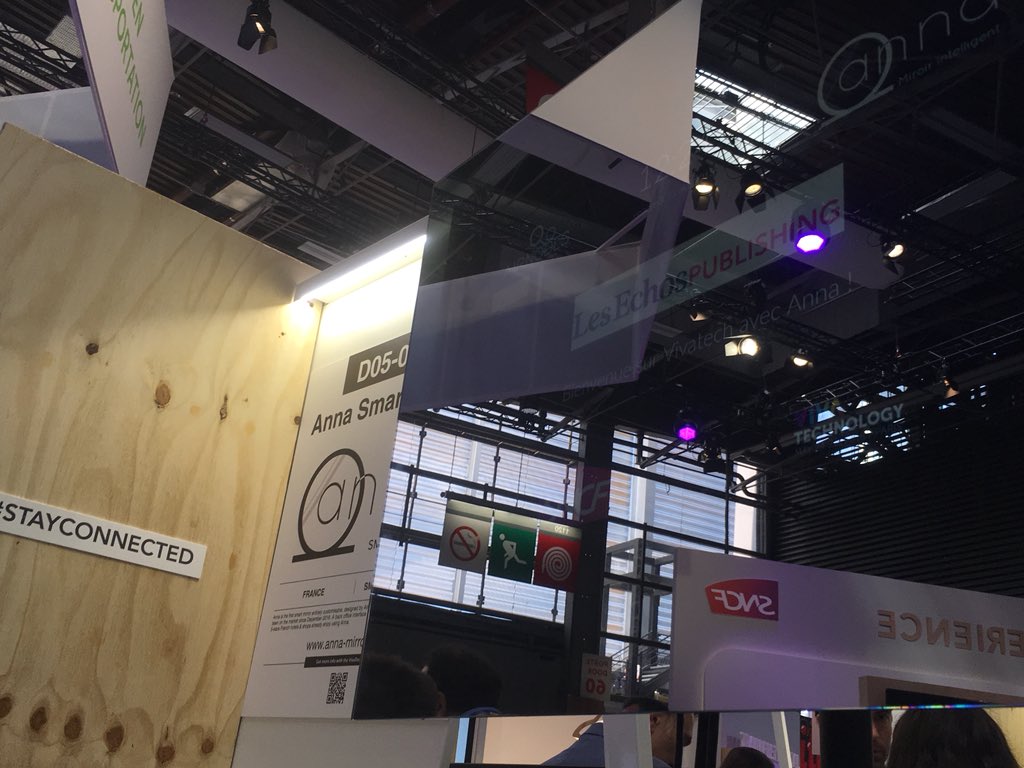 antho_pltn's tweet photo. Thank’s to @LesEchos to visit us on our booth @VivaTech #smartmirror #iot #ViVaTech https://t.co/DivuvYBjBa
