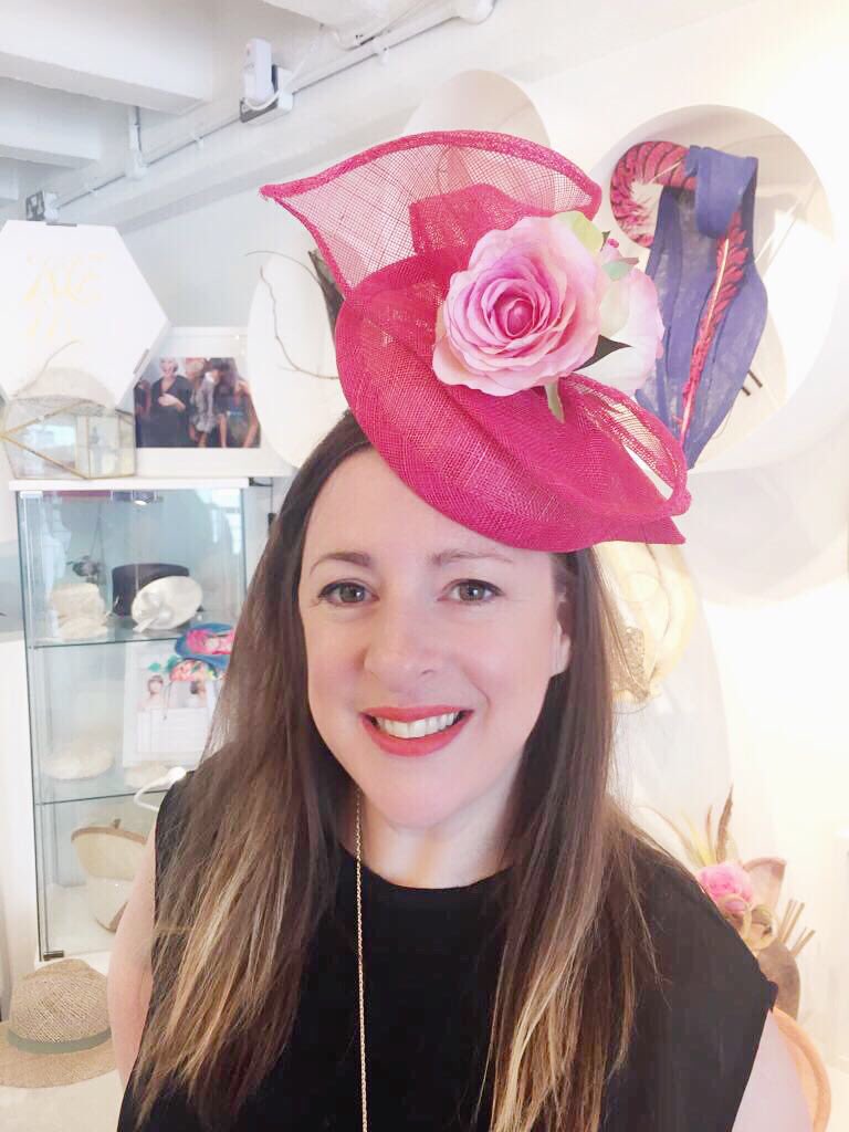 New pinky hat 🌸💗 Our Oxo Tower Shop is open today until 6pm. 

#hat #millinerydesign #millinery #millinerysupplies #millinerycouture #millineryflowers #millinerylondon #hat #london #oxotower #wedding #weddinglook #bride #bridesmaids #motherofthebride #royalascot #royalascot2018
