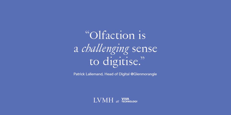 LVMH's tweet photo. [#LVMH at @VivaTech] @TheGlenmorangie has created new possibilities in whisky tasting #experience... 
#VivaTech #LVMHTech https://t.co/s3klahSlei