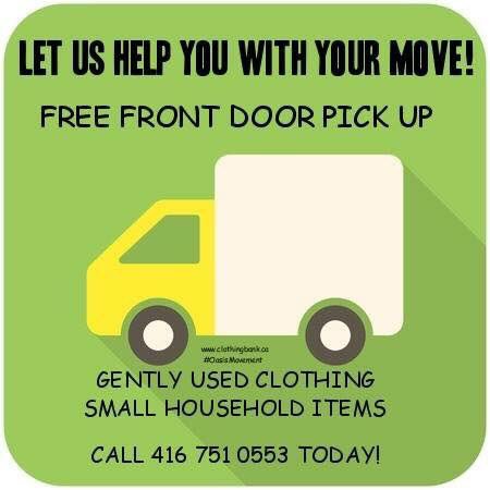 OasisDonate's tweet image. Let the Oasis Movement help you with your move. No more tiresome trips to the thrift store. Call us 4167510553 for more information #makelifesimple #friday #DonateDontDitch