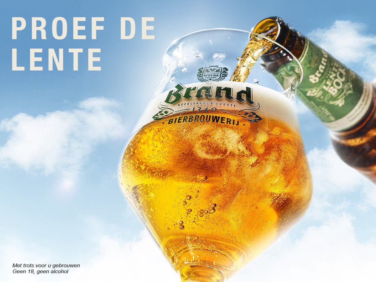 Van het lekkere weer genieten met een Brand Lentebock!