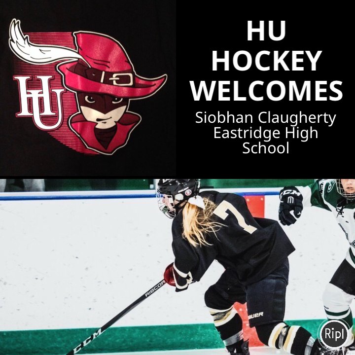 HamlineWHockey's tweet photo. We are excited to welcome  Siobhan Claugherty to Hamline University next fall #goHU via https://t.co/2jtLDx4gI8 https://t.co/B9qx0VJM3i