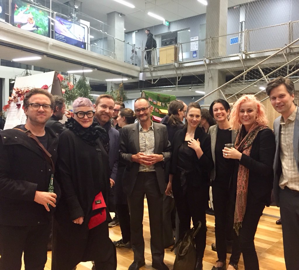 ebkent's tweet photo. Celebrating [nearly] the end of #PlaceWeekVic @unimelb with many global #placemaking luminaires. Thanks @Dominique_Hes @Thrive_Research @placeagency https://t.co/BJbx2r7RCZ