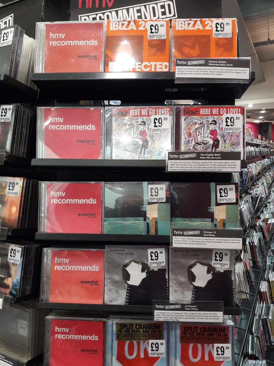 hmvSheffield's tweet image. And this weeks #hmvrecommends are... @MtDesolation @agnesobel @xavierrudd @EnglishBeat @DonAireyMusic @woodenshjips #lunaticsoul @TracyanneDanny @DetroitSwindle @ari_roar @JnnyG #NewMusicFriday 
🎵🎶🎵🎶🎵🎶🎵🎶🎵