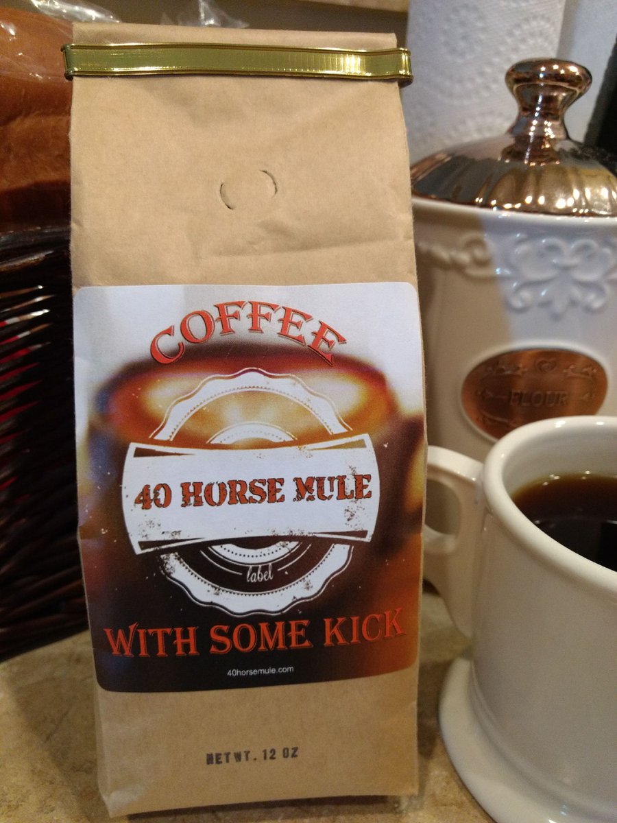 bennieboling's tweet image. If you are going to be drinking this #MemorialDayWeekend , why not drink #Coffee? Try our #CoffeeWithSomeKick @40HorseMule 
Have a #BlessedWeekend..
40horsemule.com/try-our-coffee
