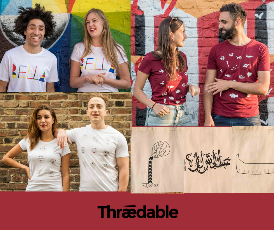 Thraedable's tweet photo. It’s soft and delicate on your skin. 
It’s ethically and sustainably produced. It celebrates and tells stories of marginalised communities.

Check out Thraedable’s collection of t-shirts and tote-bags here >> https://t.co/81ei70dtme https://t.co/rZ3CejBoeW