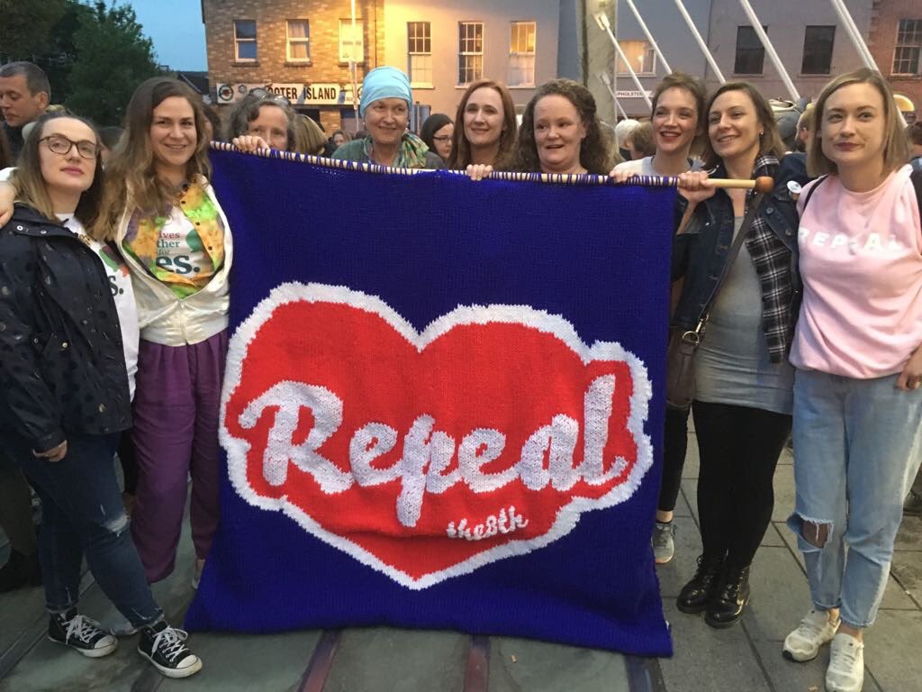 NursepollyRgn's tweet photo. #repealthe8th #midwivesforchoice #togetherforyes 💙🧡💖❤️💜💚 @Midwives4Choice https://t.co/9qihHY55ov
