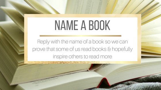 jolinsdell's tweet photo. Reply with the name of a book. #NameABook #bookworms #readers
Follow the thread for inspiration for your #TBR π https://t.co/4u6TPB5Ns7