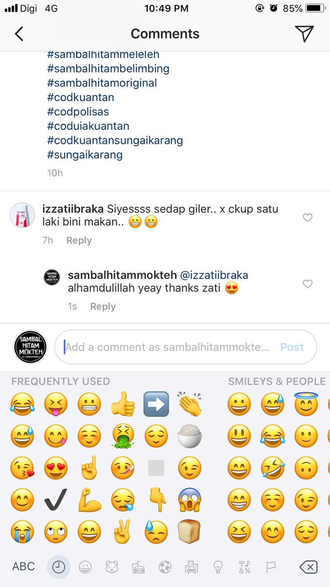 EzanIdma's tweet image. Lagiii feedback kelazatan #SambalHitamMokTeh
