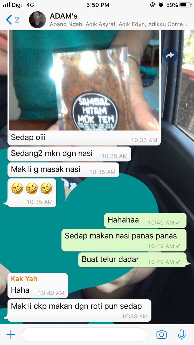 EzanIdma's tweet image. Lagiii feedback kelazatan #SambalHitamMokTeh