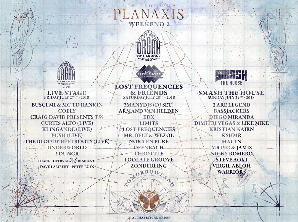 tomorrowland's tweet photo. Behold, the magnificent performers for the Organ of Harmony and Euphoria stage... https://t.co/NhtRYWKEN2