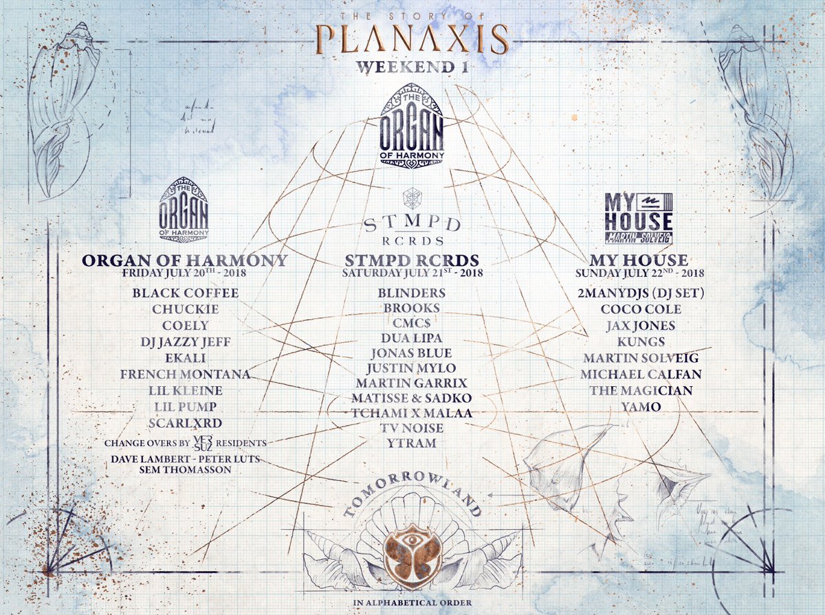 tomorrowland's tweet photo. Behold, the magnificent performers for the Organ of Harmony and Euphoria stage... https://t.co/NhtRYWKEN2