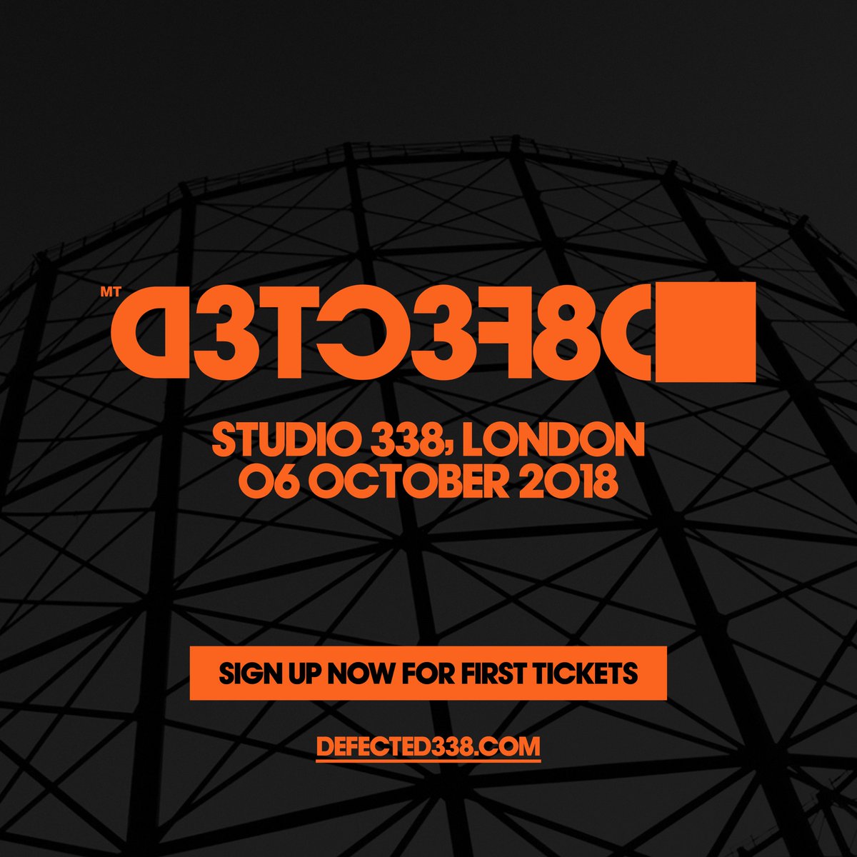 studio338's tweet photo. RT to WIN 4 backstage passes to @DefectedRecords at 338!

Tickets go on sale tomorrow at 10am - THIS IS YOUR LAST CHANCE TO SIGN UP: https://t.co/TTRMNx8Pug

At 9.30am you'll receive an e-mail &amp; sms with your private ticket link. Be ready! The last party sold out in 55 minutes. https://t.co/gGqJ6s7Zdb