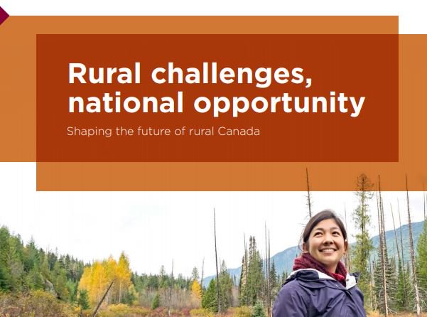 FCM_online's tweet photo. Our newly launched report on rural Canada offers recommendations for the GoC to tackle rural #CDNmuni challenges. See why this is an opportunity to raise Canadians’ quality of life nationwide 👉 https://t.co/JTW8Arm5T4 #ruralmatters https://t.co/eR5WCsLrvn