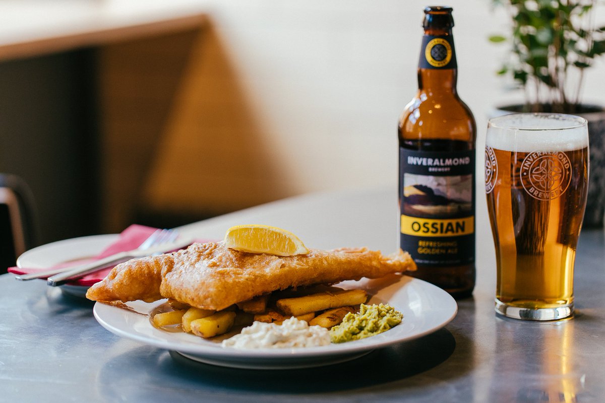 #NationalFishandChipDay, you say? Get yourself down to your nearest Beer Kitchen for IPA battered haddock &amp; chips and a pint of Ossian. 🍺