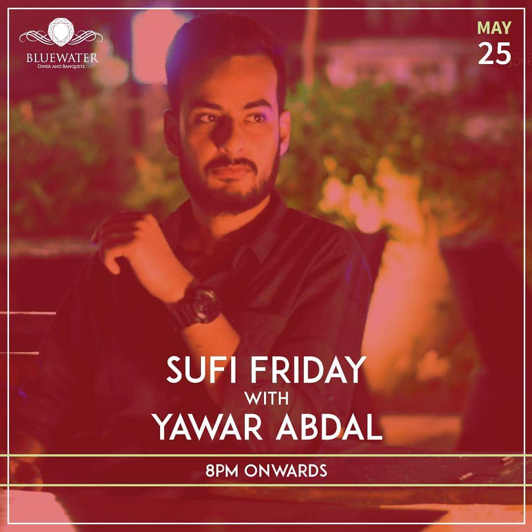 BlueWater_Pune's tweet photo. Sufi friday with Yawar Abdal tonight. https://t.co/1ZKkMFKWZG