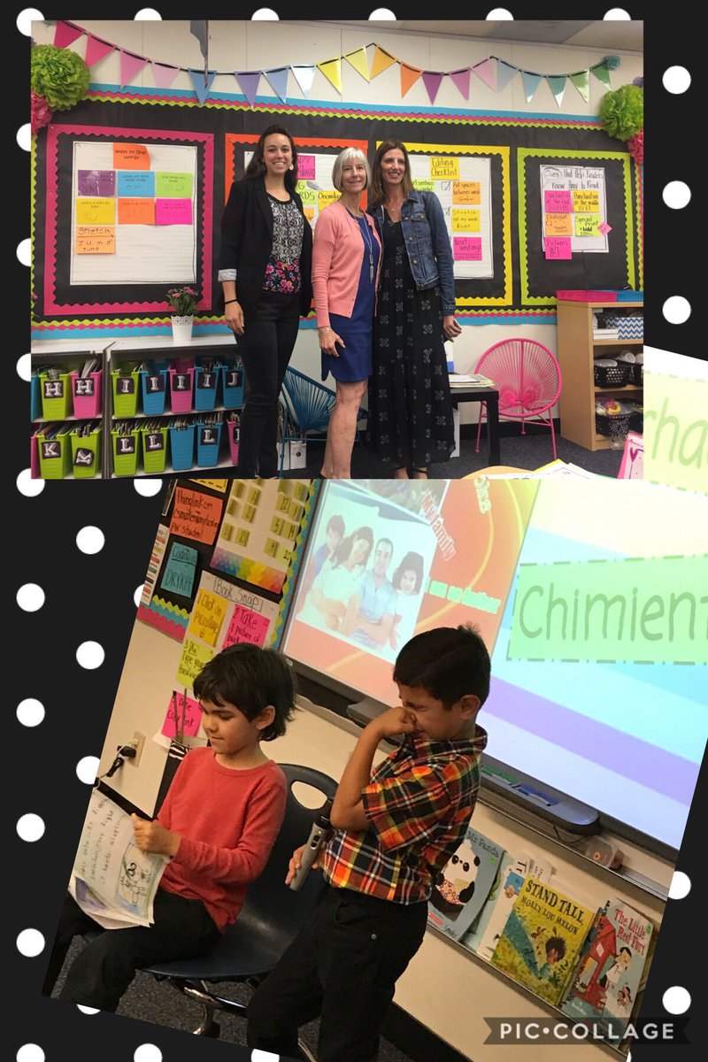 Writing Celebration was a success! Students read published pieces on main stages a as well as classroom stages. They created an "Author Snap" on pic collage and Seesaw that was used as a backdrop and introduction! #wearetusd #nelsonpride #piccollage #seesaw