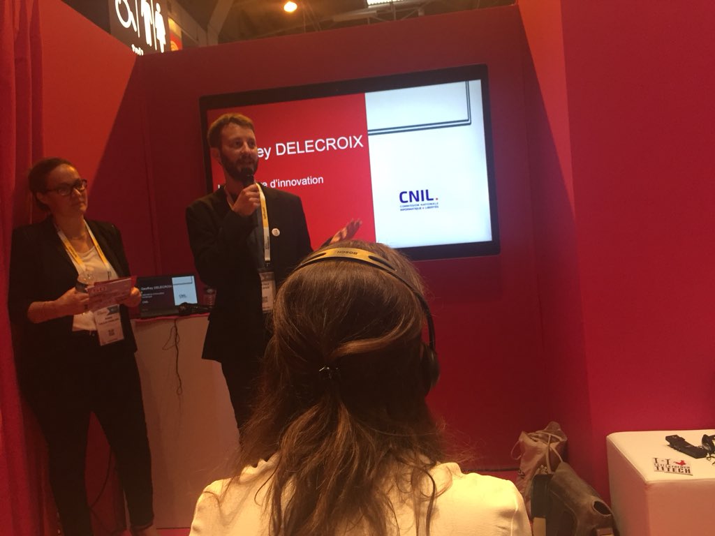 CNIL's tweet photo. Venez nous rencontrer au salon #vivatech2018 pour évoquer #MonGuideRGPD et inscrivez-vous pour participer aux ateliers de mise en conformité des startups au #RGPD organisés à @joinstationf avec @FrenchTechCtral https://t.co/IFBFlVVtKq
