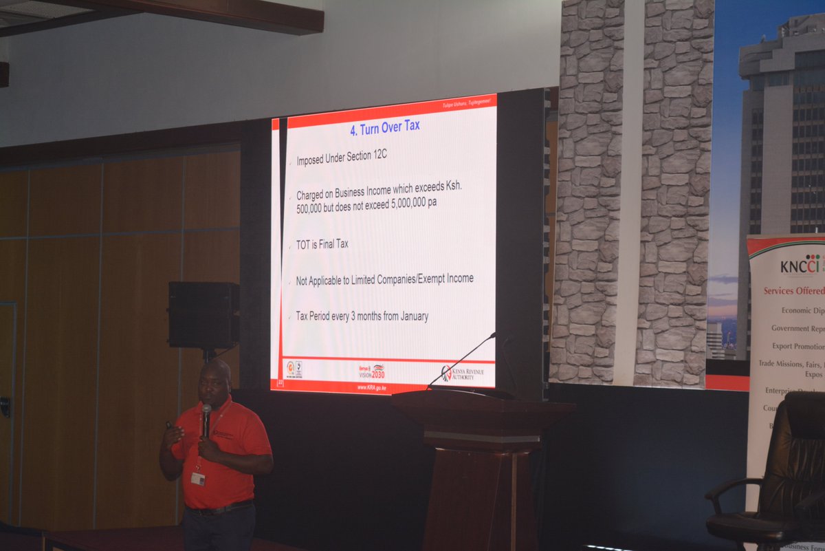 kenya_chamber's tweet photo. Earlier today during the KRA/ Youth in Business Seminar on tax #YouthInBusinessKE #tax101 @KRACare @muthonikenya @wibkenya @YIBKenya @rochieng @NYC_YouthVoice https://t.co/gAz1cHuXa1