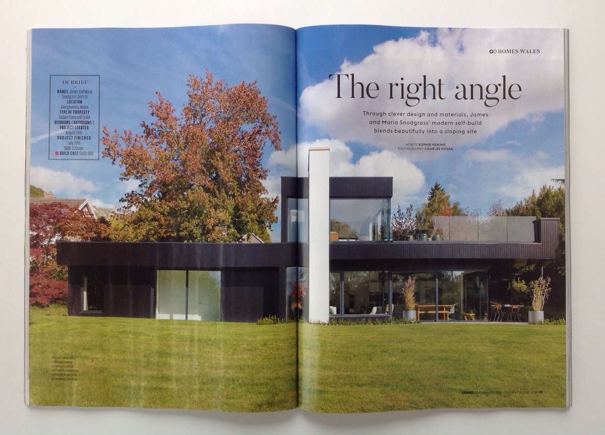 LoynCo's tweet photo. Thanks @GrandDesigns for a great write up in your magazine. A fantastic site, a great client and a good design team... just one of those projects! The family named the house 'Vila Mir', House of Peace and it sums it up pretty well - it was a joy to be involved! On website soon... https://t.co/09105ulV77