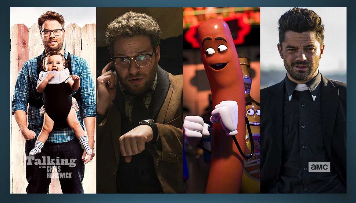 Neighbors, government assassins, food items with feelings, and one powerful preacher. @SethRogen and <a href="/evandgoldberg/">Evan Goldberg</a> have brought some iconic characters to film and TV. What questions do you have about their amazing careers? Let us know using #TalkingHardwick.