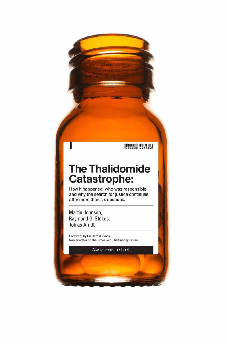 GP_Spink's tweet photo. The sordid truth about #Thalidomide and why #survivors are still fighting for justice.  Read my Amazon review of The Thalidomide Catastrophe by Johnson, Stokes &amp; Arndt.   https://t.co/vHzBhmrz9o https://t.co/jag98b346J