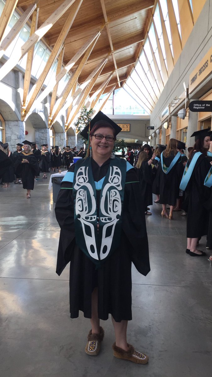 VeronicaHaddon's tweet photo. Congratulations Toni Carlton on earning your MEd Counselling today! #UNBCConvocation2018 @UNBC #thisisUNBC https://t.co/l4xPb1nM9f