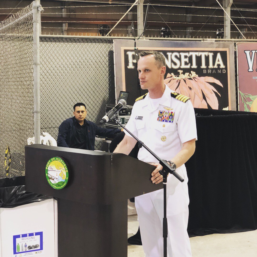 long_km's tweet photo. It was an honor to give the closing remarks at #MAST2018 and hear from incoming Naval Base Ventura County Commanding Officer Capt. Jeffery Chism.  Compliments and congratulations to all who made the event a great success. #NBVC @portofhueneme @NBVCCalifornia https://t.co/qLwHMCr6x6