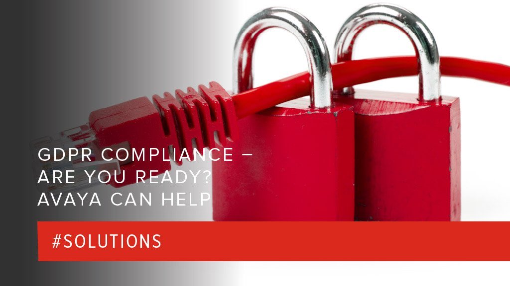#GDPR gives control to people over their personal data. Customers can leverage <a href="/Avaya/">Avaya</a> #technology to help achieve GDPR #compliance through a range of features. Learn more. #avayanation  soch.us/2KVknu6