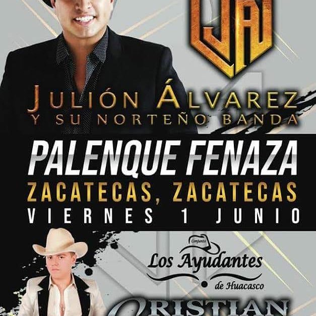 GabrielaMachu's tweet photo. 1 de junio llega   @julionalvarez🤴🏻
al Palenque de la #Fenaza , Zacatecas 

#ChiquitasDeJAySNB 
#AquiAndamosDeRegreso
@chikitaluu @LasChiquitasJA @newsmedialatino @EEnrique_F @angelesmendozap https://t.co/2aLovis4di